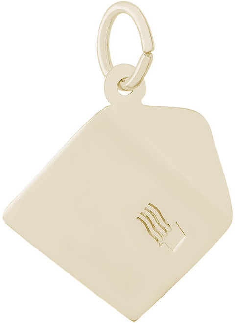 Image of Open Envelope Charm (Choose Metal) by Rembrandt
