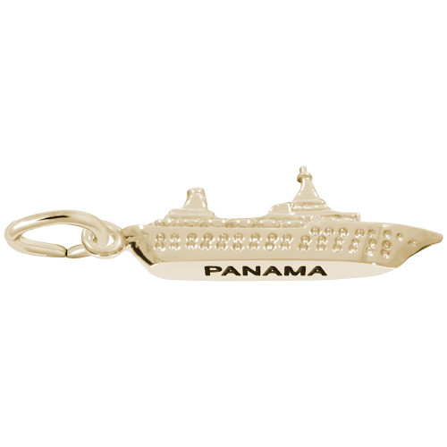 Panama Cruise Ship 3D Charm (Choose Metal) by Rembrandt