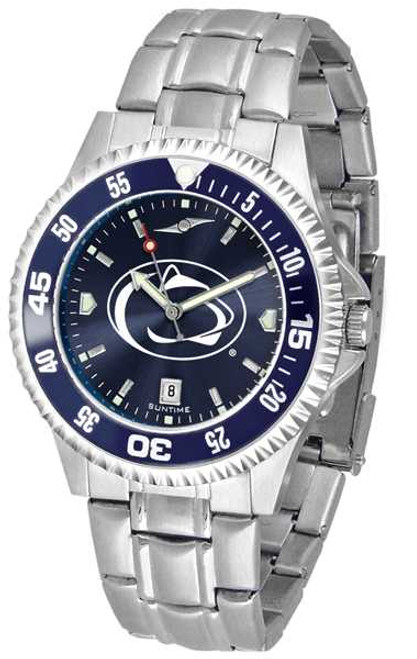 Image of Penn State Nittany Lions Competitor Steel AnoChrome Color Bezel Mens Watch