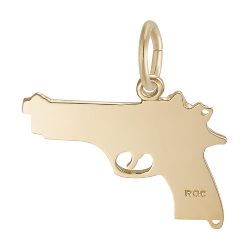 Pistol Charm (Choose Metal) by Rembrandt