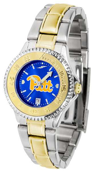 Image of Pittsburgh Panthers Competitor Ladies Two Tone AnoChrome Watch