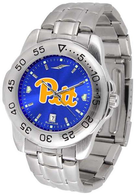 Image of Pittsburgh Panthers Sport Steel AnoChrome Mens Watch