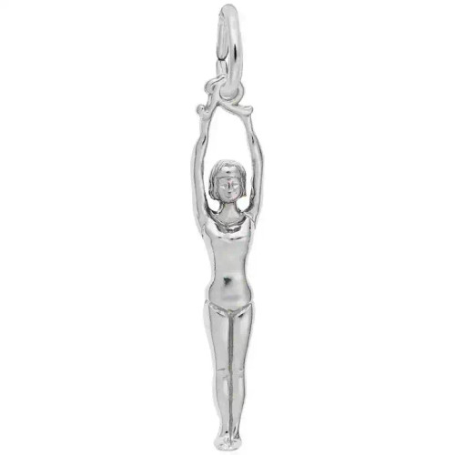 Image of Posing Gymnast Charm (Choose Metal) by Rembrandt