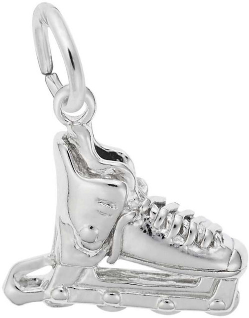 Image of Roller Blade Charm (Choose Metal) by Rembrandt