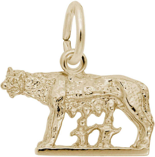 Image of Romulus & Remus Charm (Choose Metal) by Rembrandt