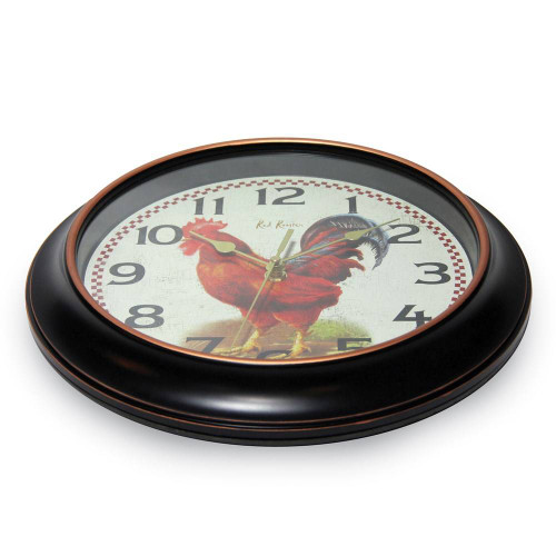Image of Rotterdam Rooster Dial Wall Clock w/ Silent Movement