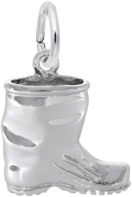 Image of Rubber Boot Charm (Choose Metal) by Rembrandt