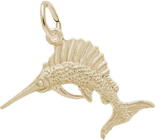 Image of Sailfish Charm (Choose Metal) by Rembrandt