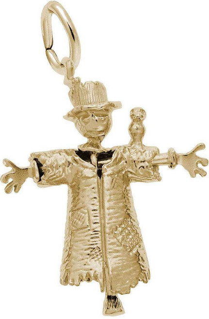 Image of Scarecrow Charm (Choose Metal) by Rembrandt