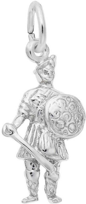 Image of Scottish Warrior Charm (Choose Metal) by Rembrandt