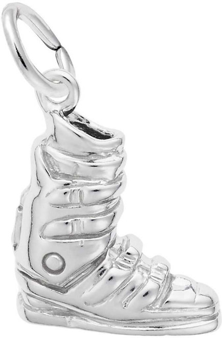 Image of Ski Boot Charm (Choose Metal) by Rembrandt