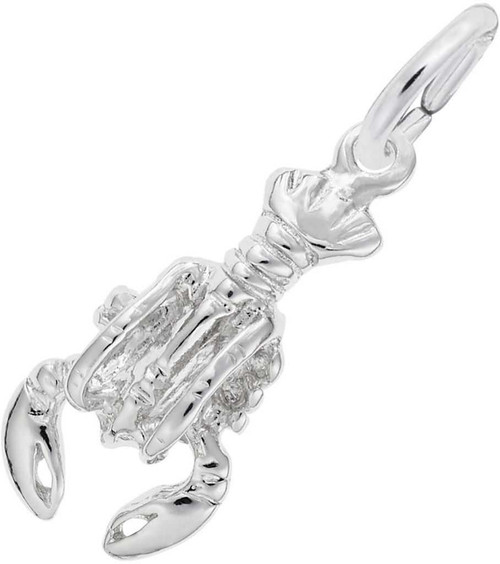 Image of Small Lobster Charm (Choose Metal) by Rembrandt