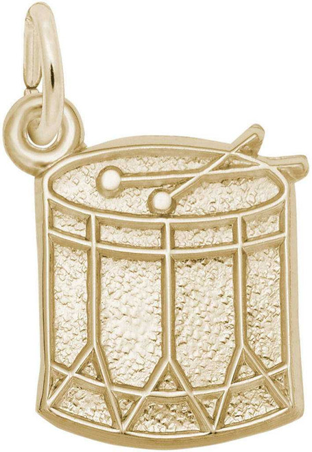 Image of Snare Drum Charm (Choose Metal) by Rembrandt