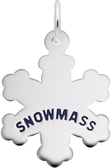 Snowmass Snowflake Charm (Choose Metal) by Rembrandt