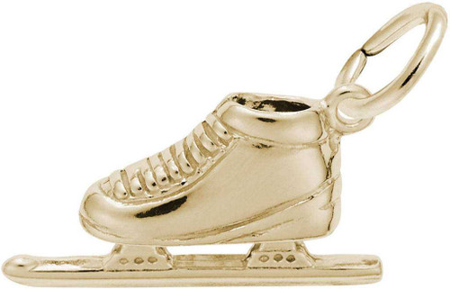 Image of Speed Skate Charm (Choose Metal) by Rembrandt