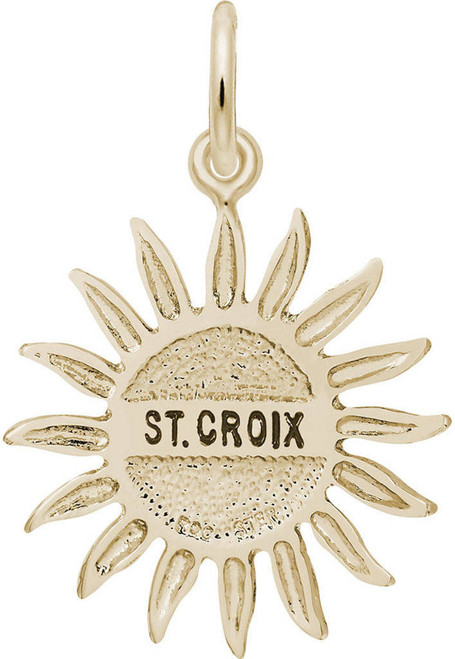 St. Croix Sun Large Charm (Choose Metal) by Rembrandt