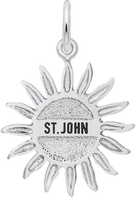 Image of St. John Sun Large Charm (Choose Metal) by Rembrandt