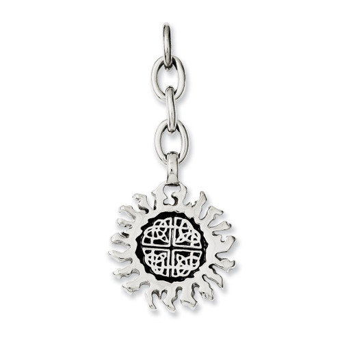 Stainless Steel Celtic Sun Interchangeable Pendant