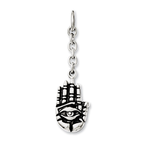 Stainless Steel Hamsa Interchangeable Pendant