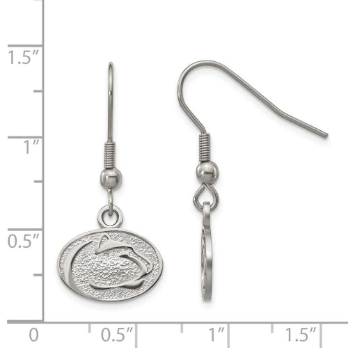 Image of Stainless Steel LogoArt The Pennsylvania State U Dangle Earrings