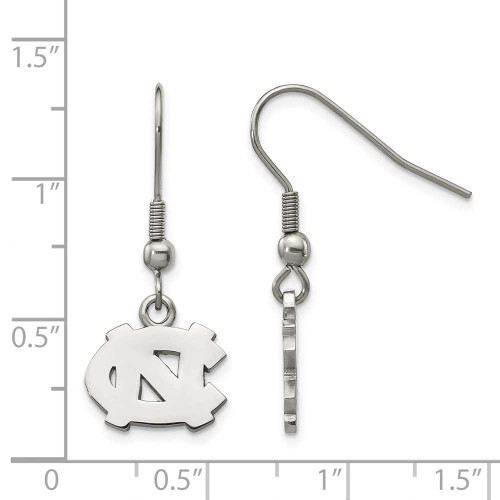 Image of Stainless Steel LogoArt University of North Carolina Dangle Earrings