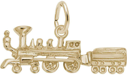 Image of Steam Train Charm (Choose Metal) by Rembrandt