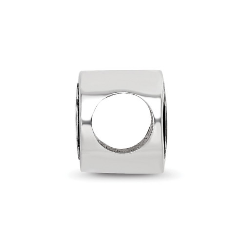 Sterling Silver 15.25mm Pi Beta Phi Oval Letters Bead by LogoArt
