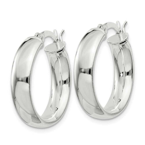 Image of 20mm Sterling Silver 20mm Hoop Earrings QE6507