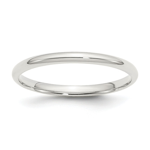 Image of Sterling Silver 2mm Comfort Fit Band Ring