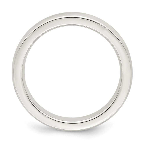 Image of Sterling Silver 3mm Bevel Edge Band Ring