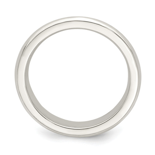 Image of Sterling Silver 4mm Bevel Edge Band Ring