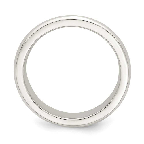 Image of Sterling Silver 4mm Bevel Edge Band Ring