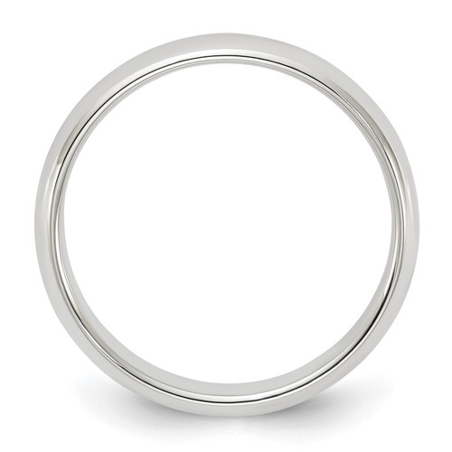 Image of Sterling Silver 4mm Half-Round Band Ring