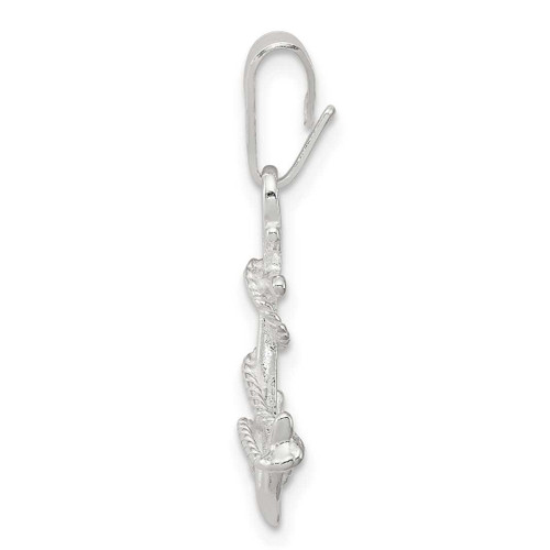 Image of Sterling Silver Anchor & Rope Pendant