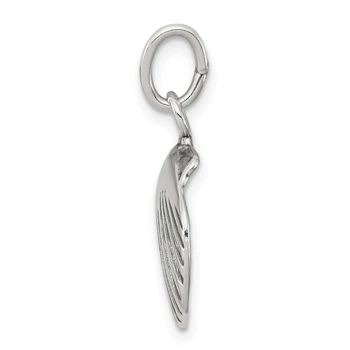 Image of Sterling Silver Antiqued Sea Shell Charm