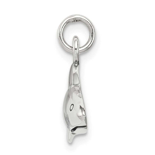 Image of Sterling Silver Antiqued Shark Charm