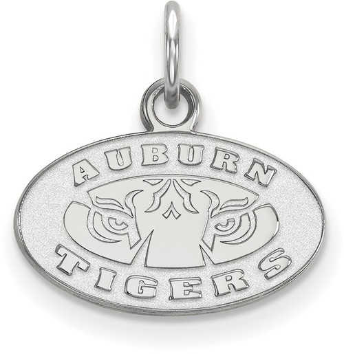 Sterling Silver Auburn University X-Small Pendant by LogoArt (SS043AU)
