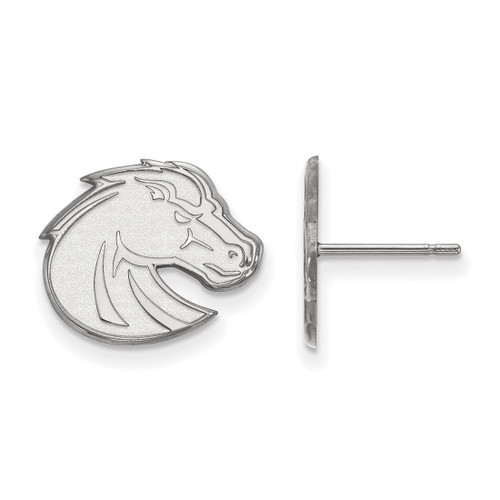 Sterling Silver Boise State University Small Post Earrings by LogoArt