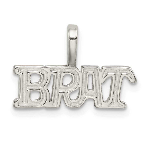 Image of Sterling Silver Brat Pendant