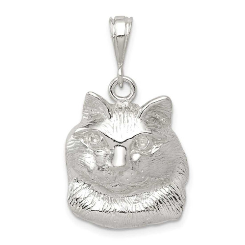 Image of Sterling Silver Cat Charm QC2662
