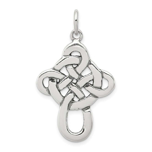 Image of Sterling Silver Celtic Cross Pendant