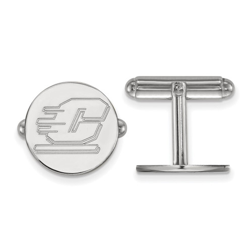 Sterling Silver Central Michigan University Cuff Links by LogoArt