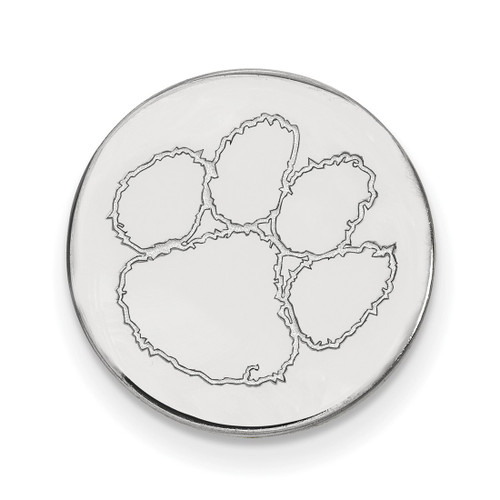 Sterling Silver Clemson University Lapel Pin by LogoArt