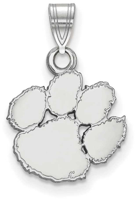 Image of Sterling Silver Clemson University Small Pendant by LogoArt