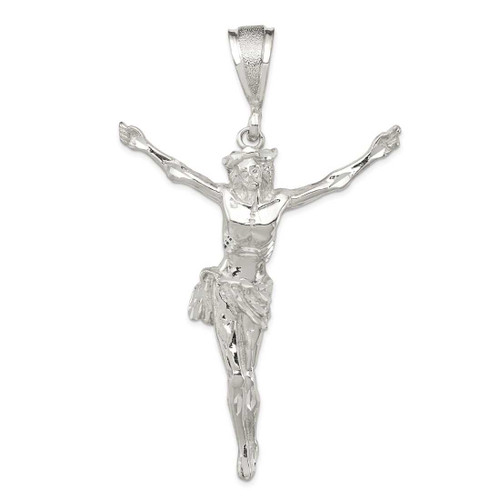 Image of Sterling Silver Corpus (Crucified Christ) Pendant QC3432