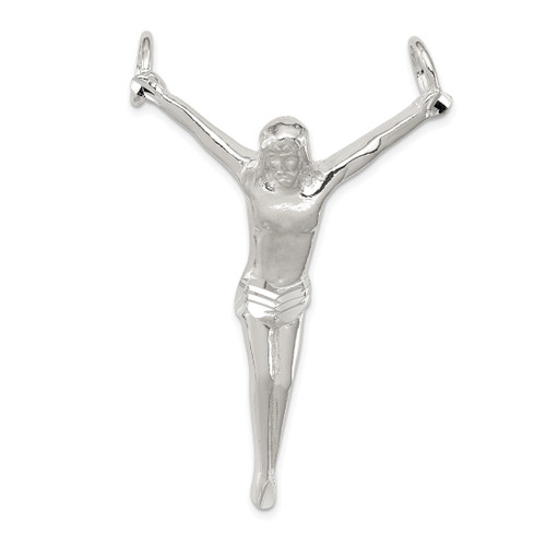 Sterling Silver Corpus (Crucified Christ) Pendant QC527