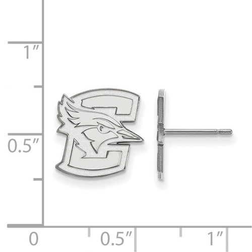 Sterling Silver Creighton University Small Post Earrings by LogoArt