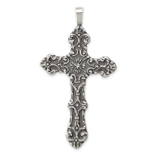 Image of Sterling Silver Cross Pendant QC1954
