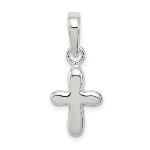 Image of Sterling Silver Cross Pendant QC2894