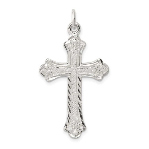 Image of Sterling Silver Cross Pendant QC7251